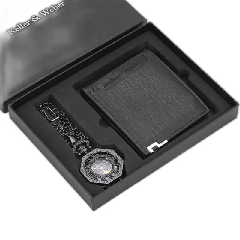 Coffret Cadeau Montre à Gousset Mécanique Chic - 10