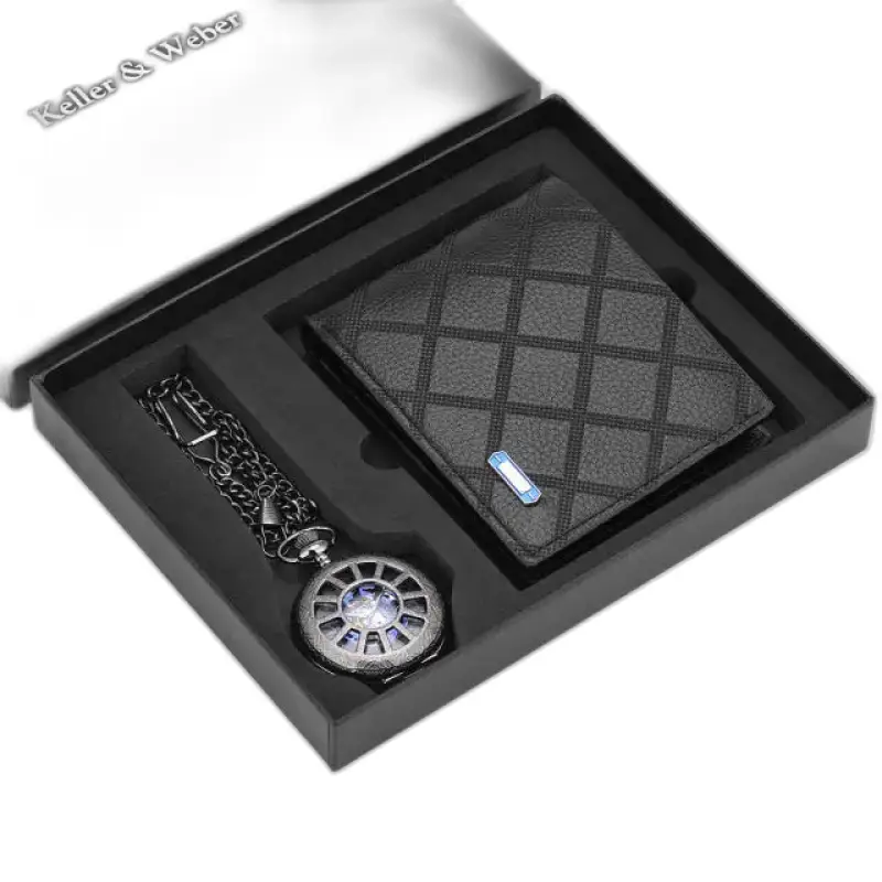 Coffret Cadeau Montre à Gousset Mécanique Chic - 4