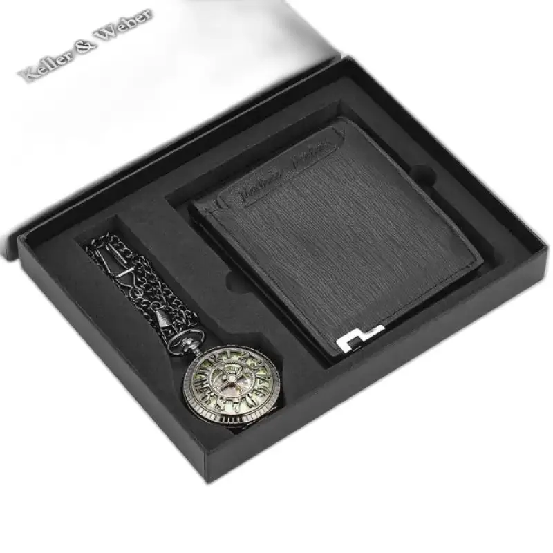Coffret Cadeau Montre à Gousset Mécanique Chic - 9