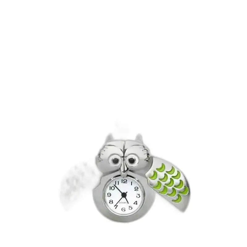 Collier Montre Hibou élégant en Plusieurs Couleurs - Rose