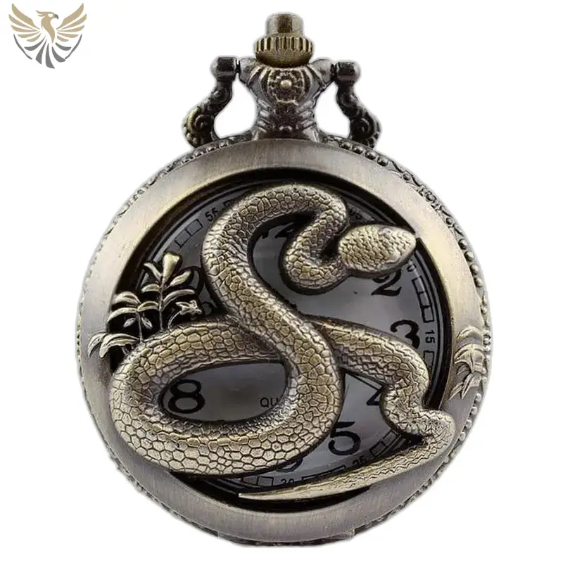 Gousset Horoscope Chinois Montre Collier Bronze