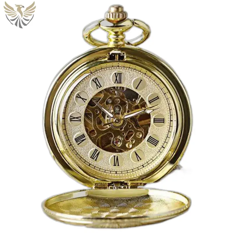 Luxe Perle D’or Montre de Poche Automatique