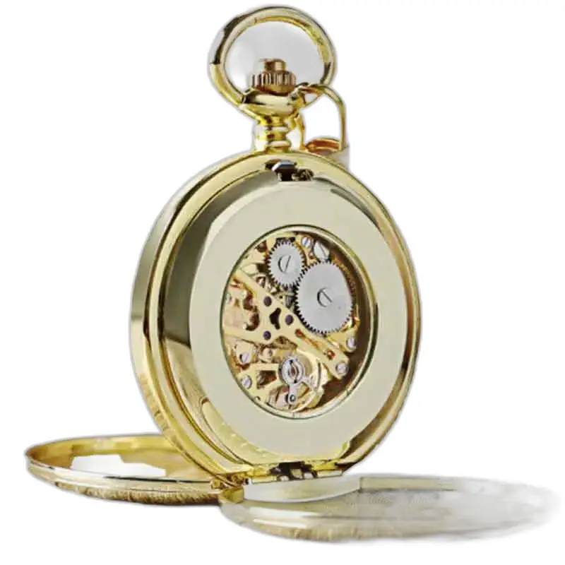 Luxe Perle D’or Montre de Poche Automatique