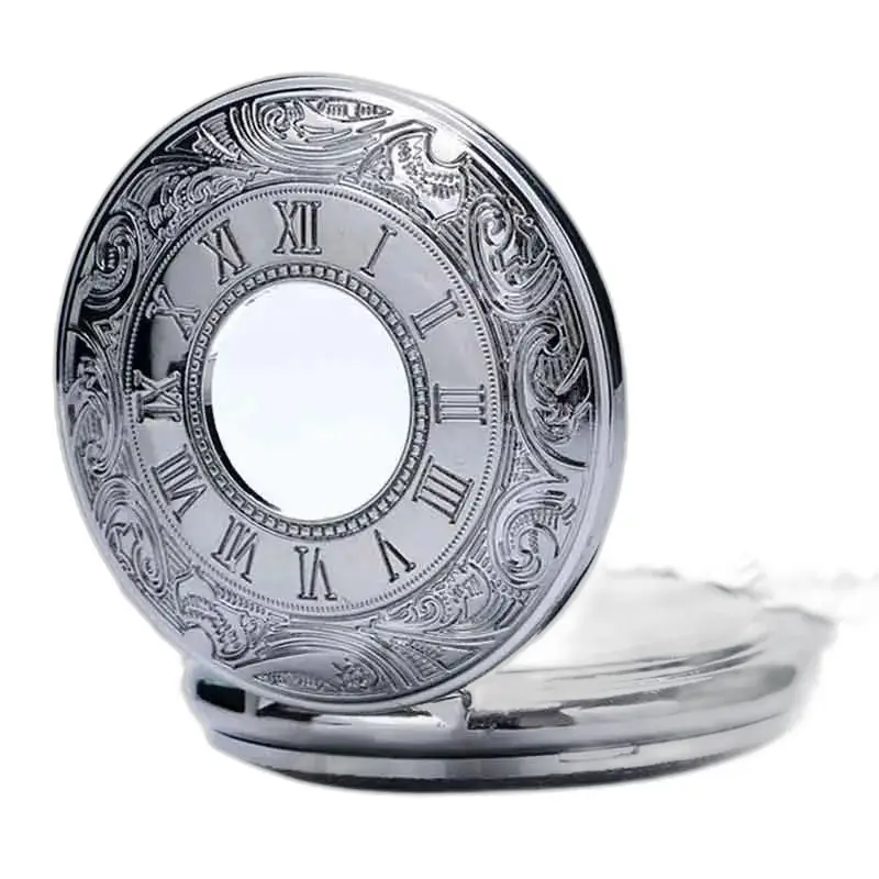 Luxe Quartz Poche à Gousset Argentée