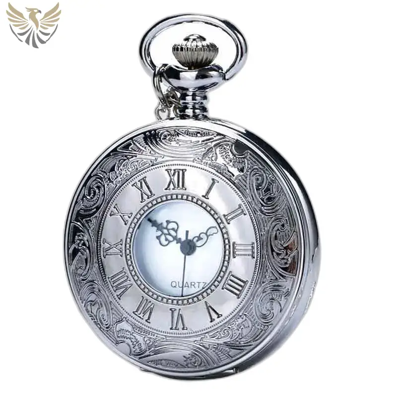 Luxe Quartz Poche à Gousset Argentée