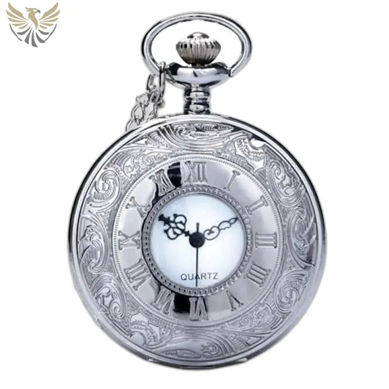 Luxe Quartz Poche à Gousset Argentée