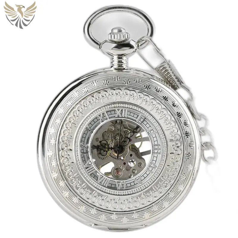 Montre à Gousset Argent Mécanique Luxe Homme