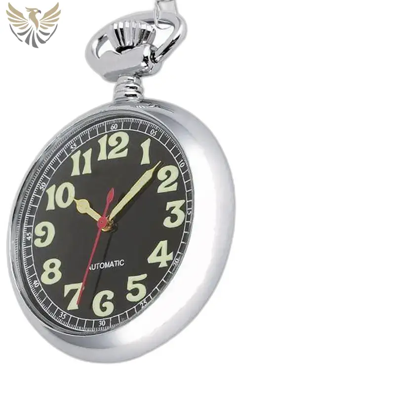 Montre à Gousset Automatique Cadran Ouvert Chic