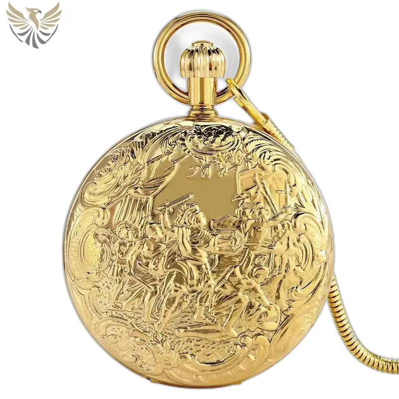 Montre à Gousset Automatique Double Clapets Chic