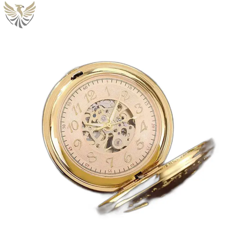 Montre à Gousset Automatique Gold Train Chic