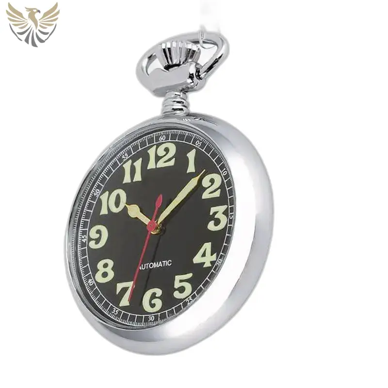 Montre à Gousset Automatique Lumineuse Moderne