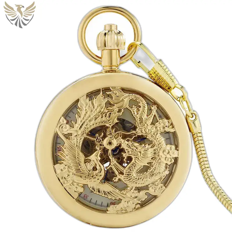 Montre à Gousset Automatique Phenix Vs Dragon Luxe Homme