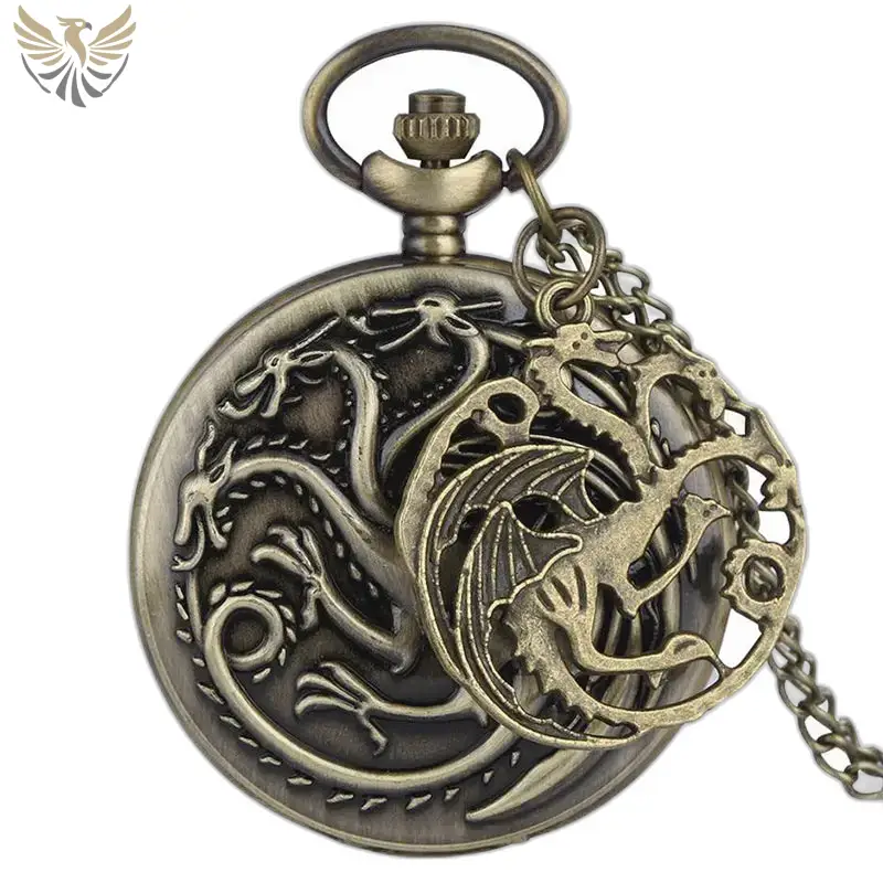 Montre à Gousset Collier Quartz Targaryen
