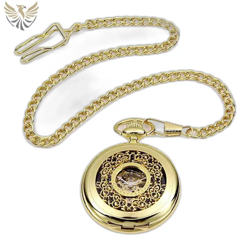 Montre à gousset femme or chic avec remontage manuel et mouvement mécanique