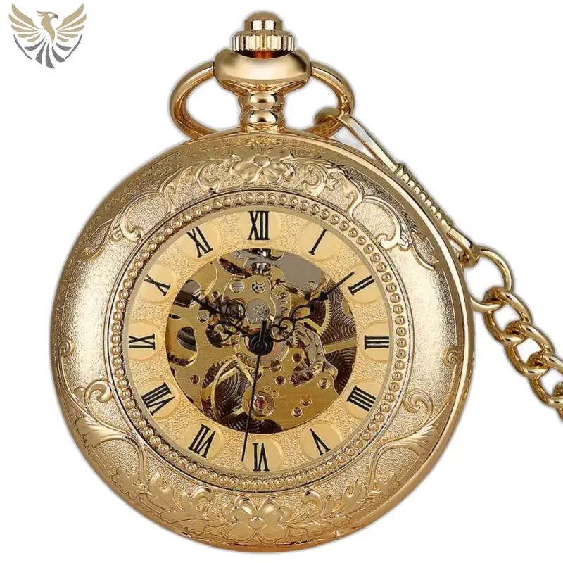 Montre à gousset Golden Memory Luxe avec un cadran doré raffiné