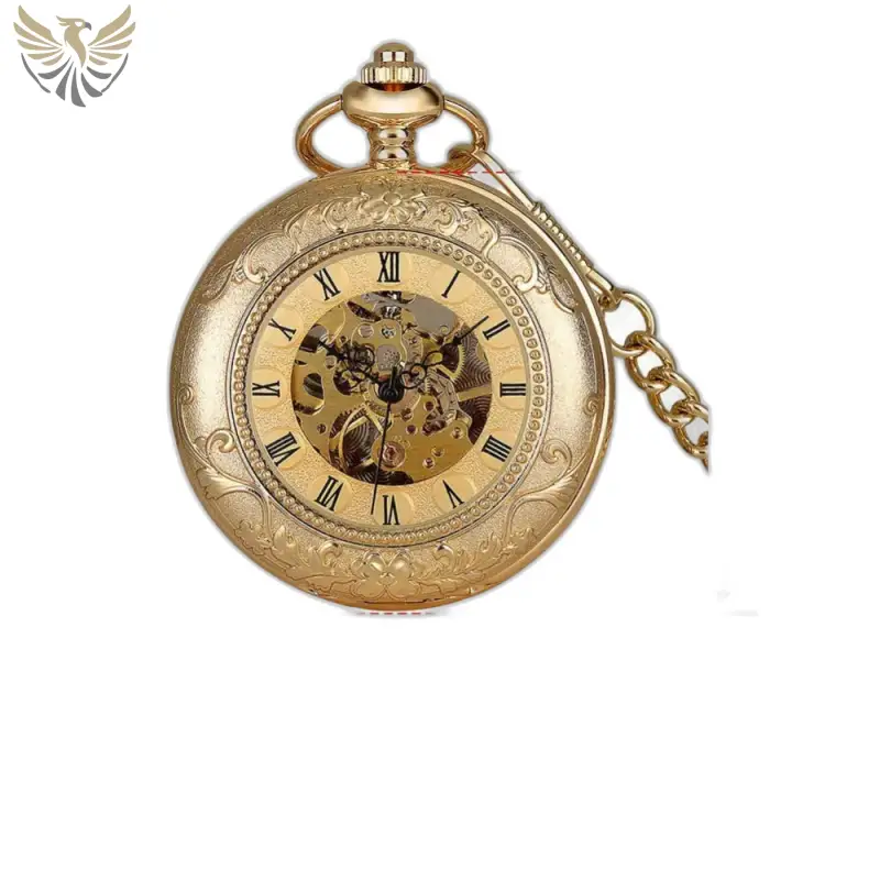Montre à Gousset Golden Memory Luxe avec un élégant boîtier doré