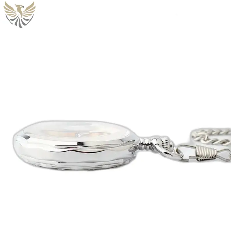 Montre à gousset Lune Luxe Homme Femme avec chaîne et phase lunaire élégante