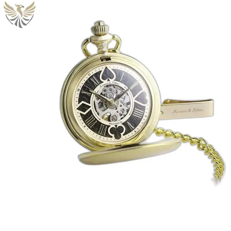 Montre à gousset Luxe Or Mécanique allie élégance et mouvement mécanique sophistiqué