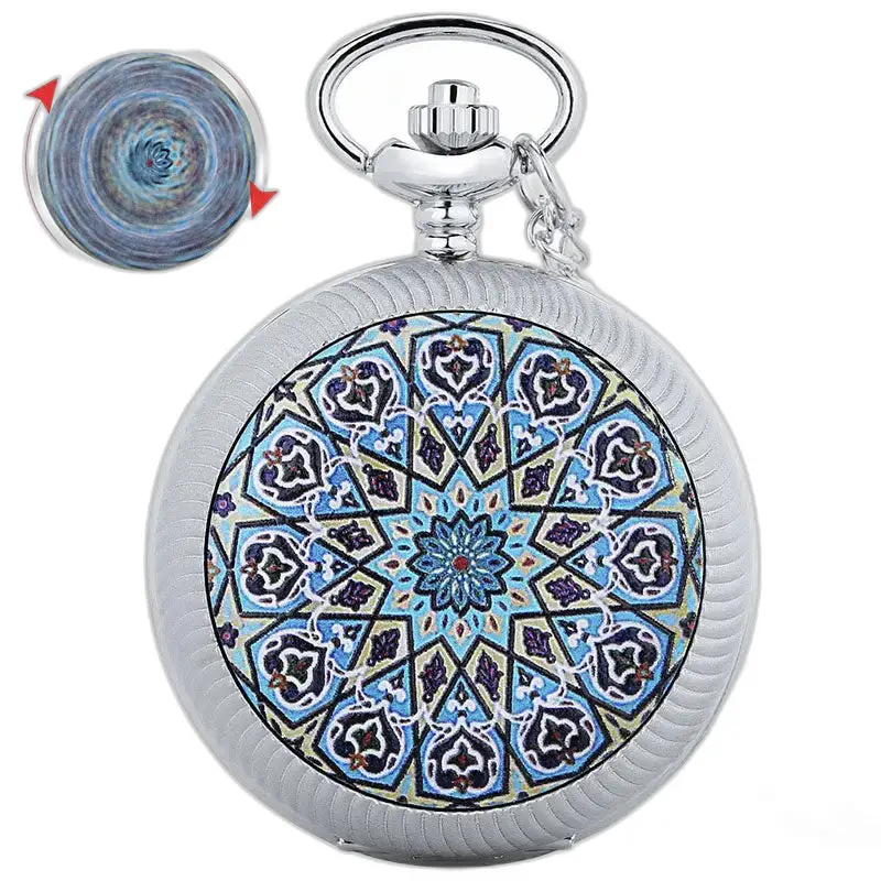 Montre à gousset Luxe Or Rose Femme Homme avec design géométrique élégant