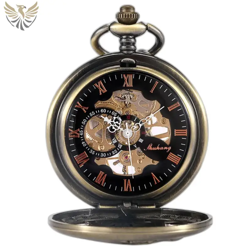 Montre à Gousset Navigation Mécanique Remontage Manuel au style antique