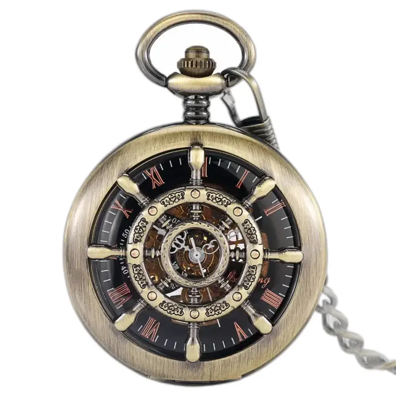 Montre à gousset Navigation Mécanique Remontage Manuel avec design antique élégant