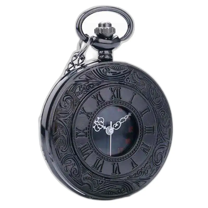 Montre à Poche à Gousset Steampunk Cobalt avec chiffres romains élégants