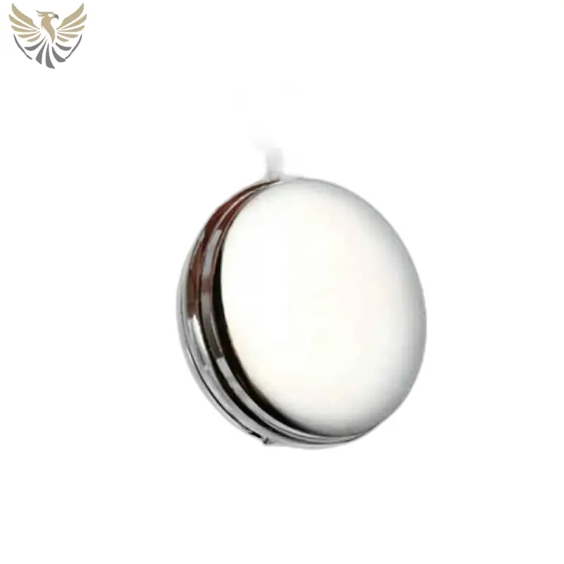 Locket argent rond de Montre Collier élégante avec Secrets D’été, mouvement à quartz