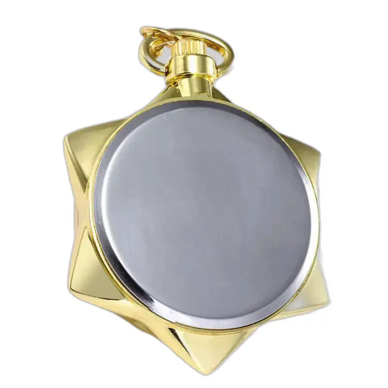 Flacon en forme d’étoile dorée pour Montre Collier Étoile D’or Vintage