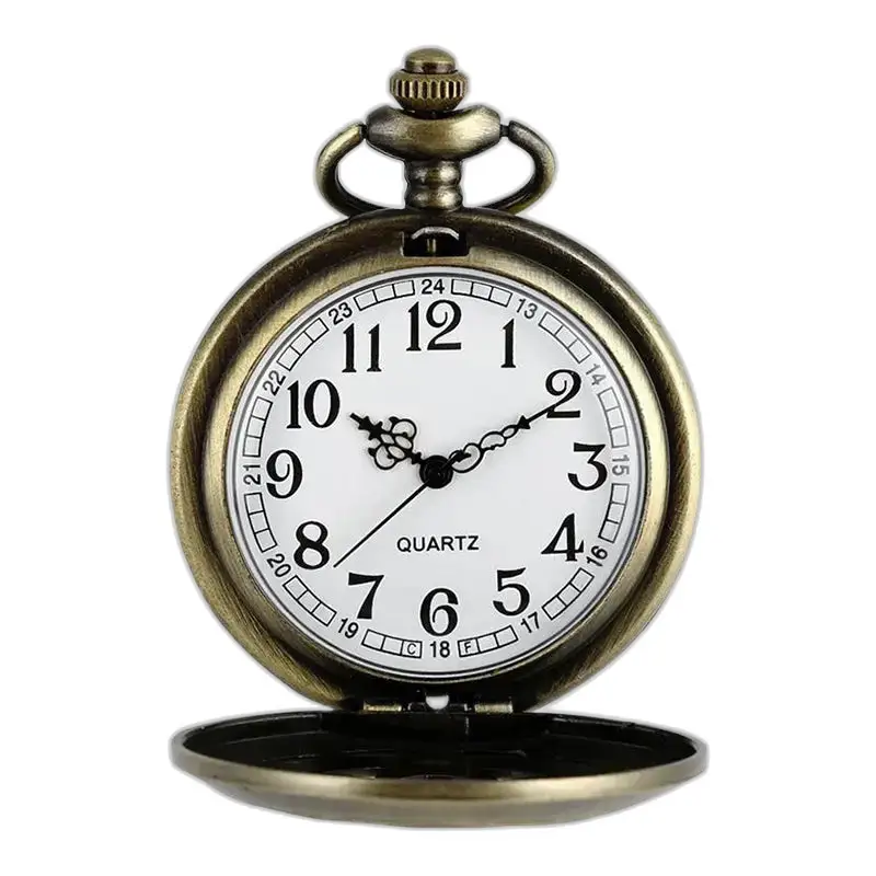 Montre Collier My Little Flower Bronze avec montre collier antique en bronze