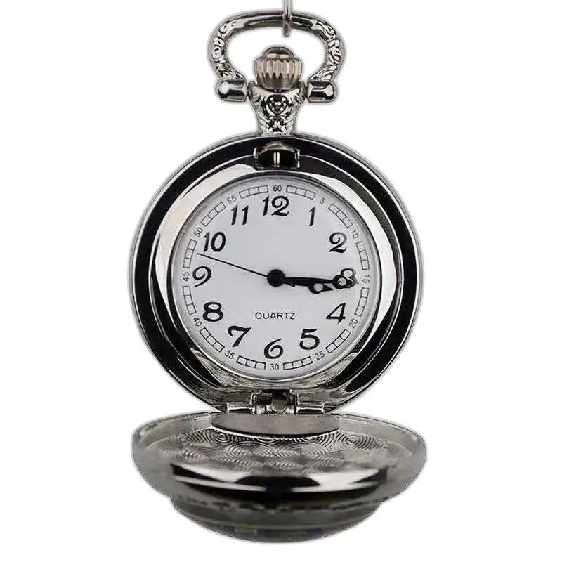Montre Collier Papillon Rose et Bleutée avec montre collier ouverte en argent