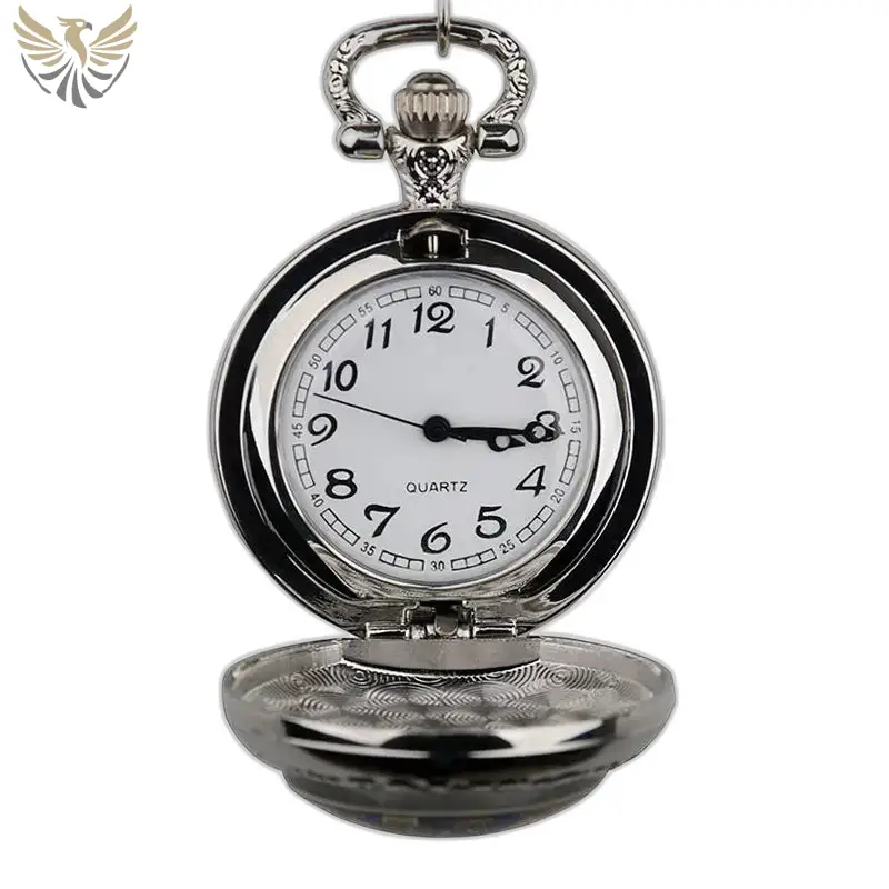 Montre collier papillons élégante avec un superbe cadran ouvert en acier inoxydable