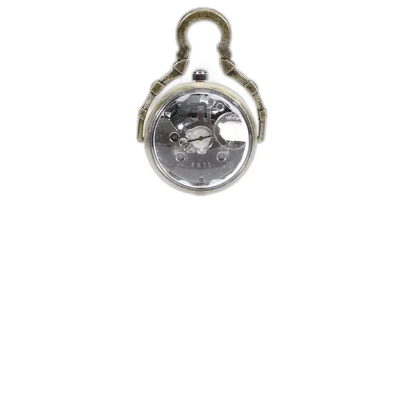 Mécanisme de montre collier rétro chic avec design squelette pour femme