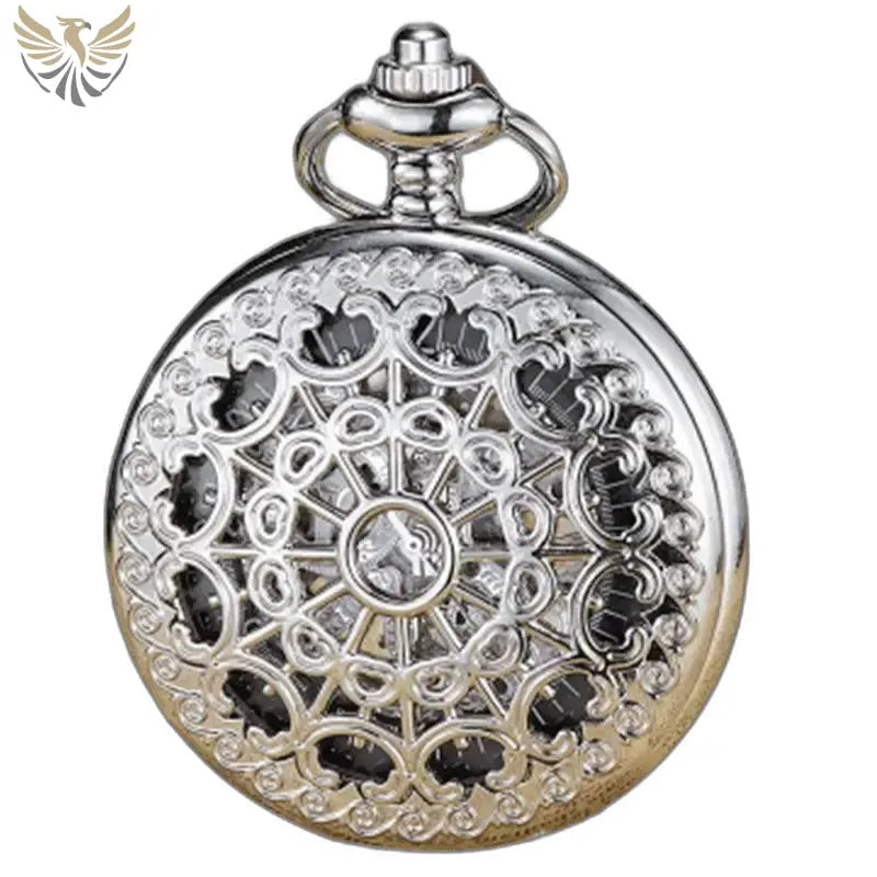 Montre de Poche Full Hunter en filigrane d’argent avec remontage manuel et mouvement mécanique