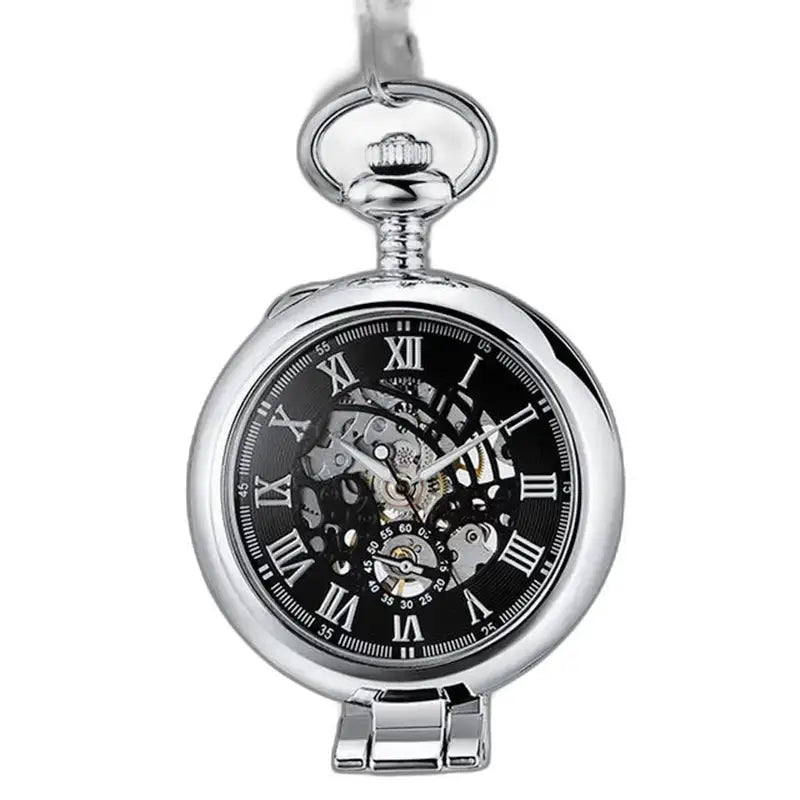 Montre de Poche Luxe Mécanique avec mouvement mécanique et chiffres romains