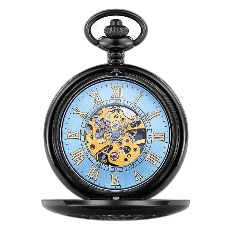 Montre de Poche Mécanique Lumineuse Femme avec mécanisme visible et design élégant