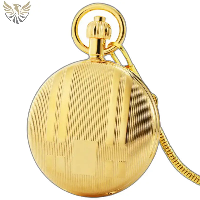 Montre de Poche Mécanique Or pour Modern Gentlemen avec chaîne en or
