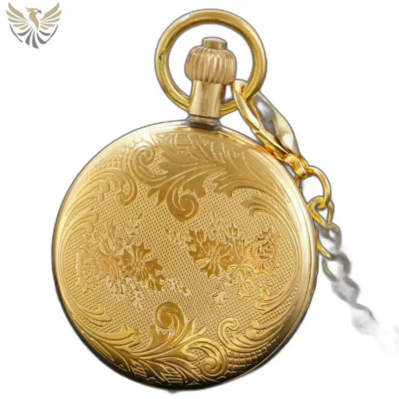 Montre de Poche Moonlight Luxury pour Homme, élégante montre dorée pour occasions spéciales