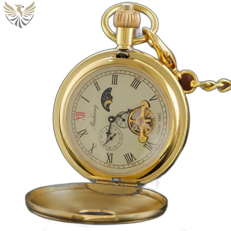 Montre de Poche Moonlight Luxury pour Homme en or pour toutes les occasions spéciales