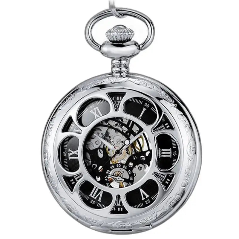 Montre de Poche Oignon Luxe Mécanique avec boitier oignon et remontage manuel