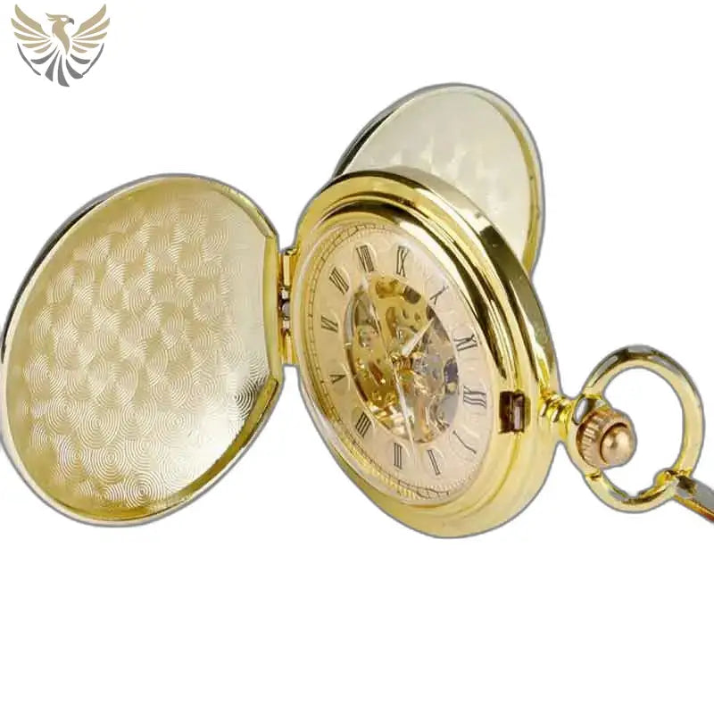 Montre Gousset Mécanique Chic Homme en or, élégante et raffinée gousset mécanique