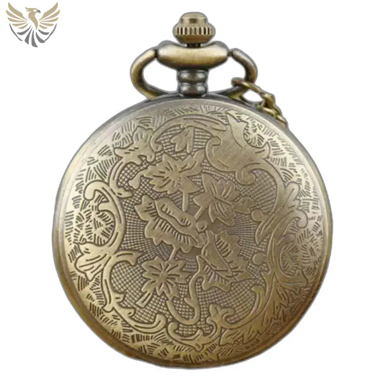 Montre Gousset Pendentif en bronze orné, accessoire de luxe intemporel