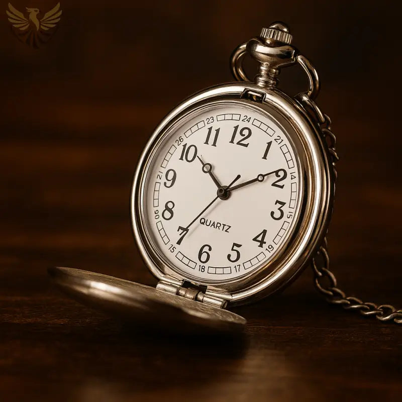 Montre Gousset Pendentif Classique Hommes Femmes en argent élégant pour tous
