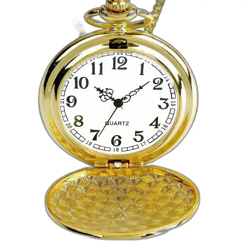 Montre à gousset en or avec couvercle ouvert de Montre Gousset Regulateur Luxe Full Hunter
