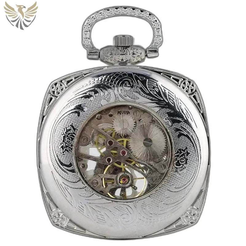 Montre à gousset chic moderne avec dégâts visibles pour homme élégant