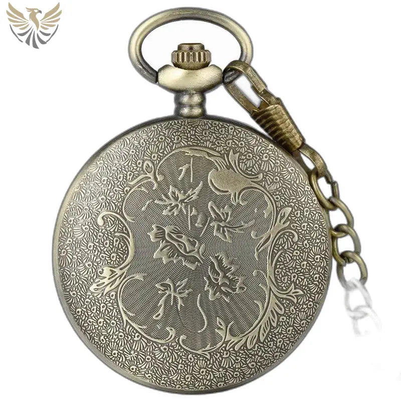 Montre Pendentif Ancienne Femme Argent Coeur avec un design d’ornement raffiné