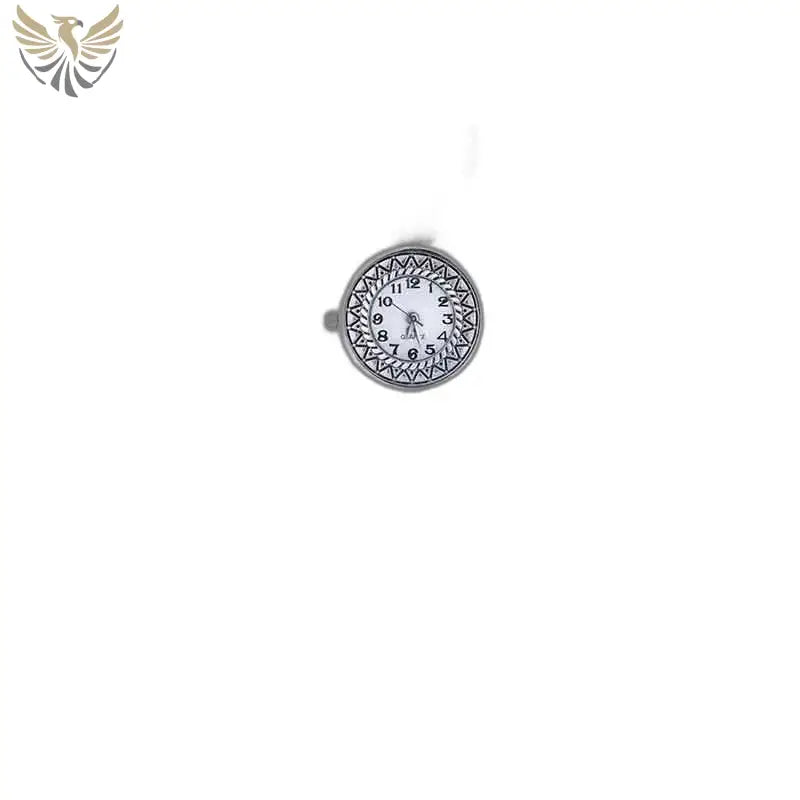 Montre Pendentif Argenté avec Style Unique et cadran décoratif élégant