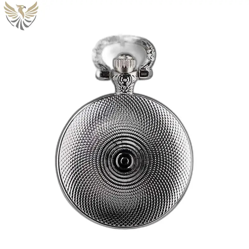 Montre Pendentif élégante Arbre pour Femme avec une face texturée en argent