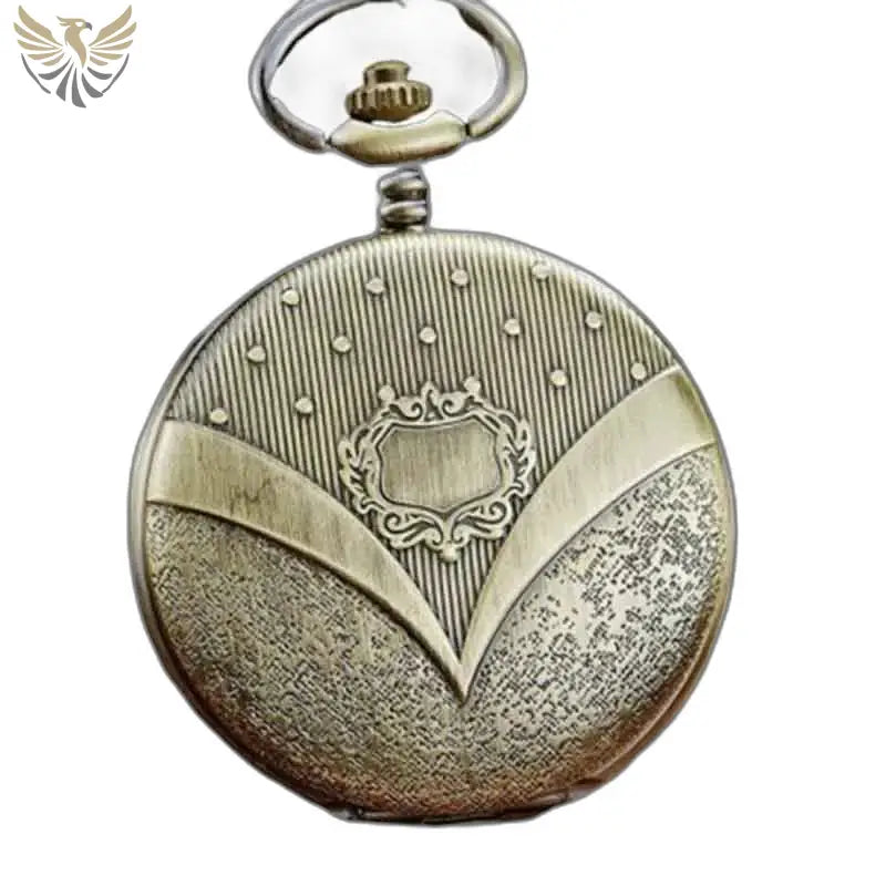 Montre Poche à Gousset Femme Nymphe Luxe en bronze ornée et élégante