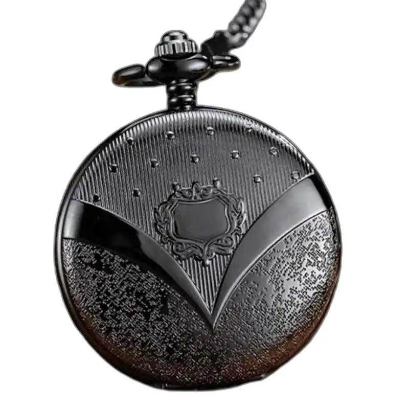 Montre Poche à Gousset Femme Nymphe Luxe avec un élégant cadran noir