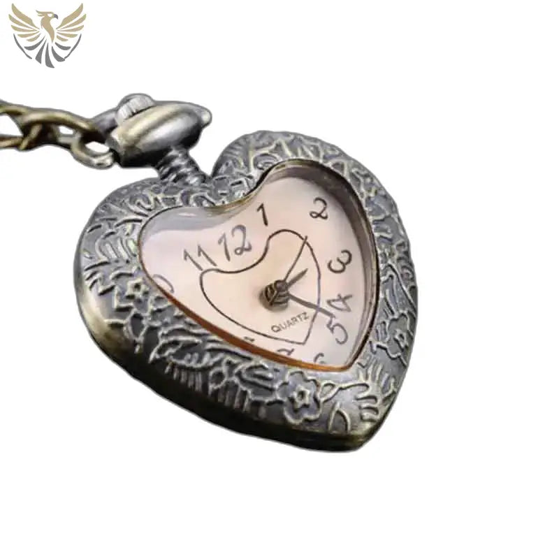 Montre Sautoir Cœur élégante Femme avec un élégant montre sautoir cœur en forme de cœur